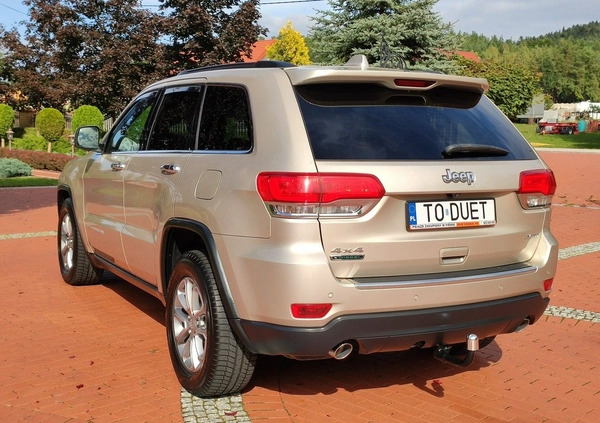 Jeep Grand Cherokee cena 97000 przebieg: 115000, rok produkcji 2014 z Dobra małe 781